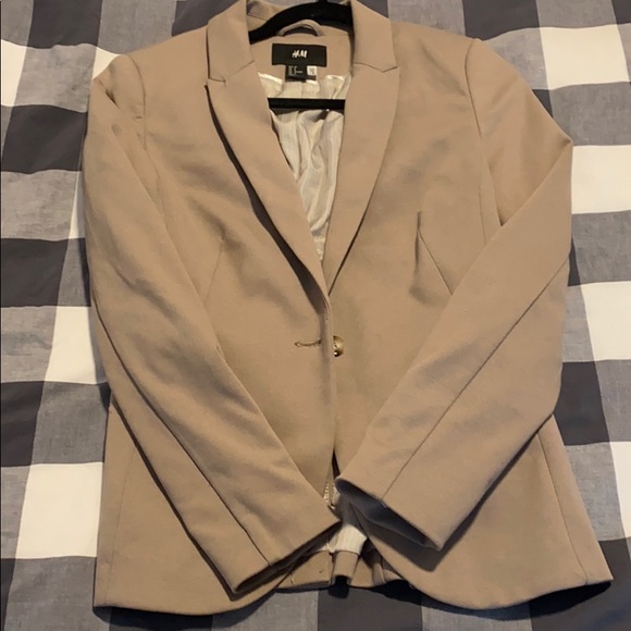 H&m beige womens blazer - Picture 3 of 3